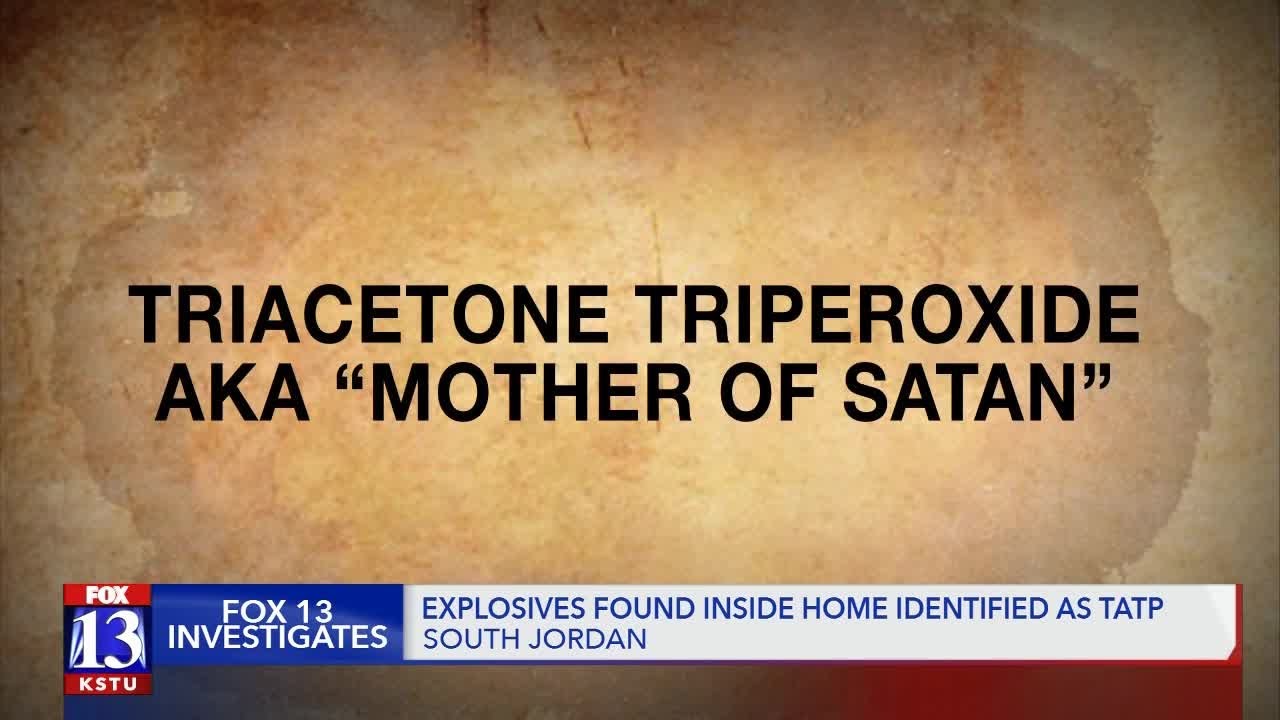 Explosives found in South Jordan home identified as 'Mother of Satan'