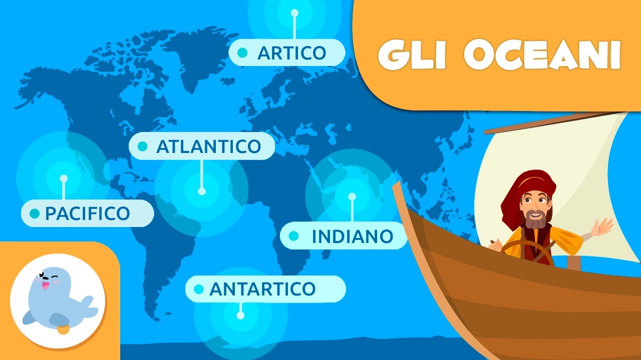 Gli OCEANI per bambini - Geografia per bambini