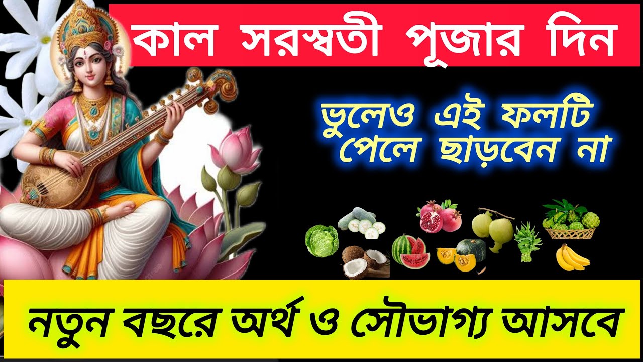 🙏২০২৬ সালে সরস্বতী পুজোর দিন নিয়ে আসুন এই একটি ফল আপনি এবং আপনার পরিবার সুস্থ থাকবেন। #viral #video