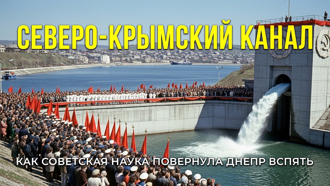 Северо-Крымский Канал - как в СССР заставили ДНЕПР течь в ГОРУ