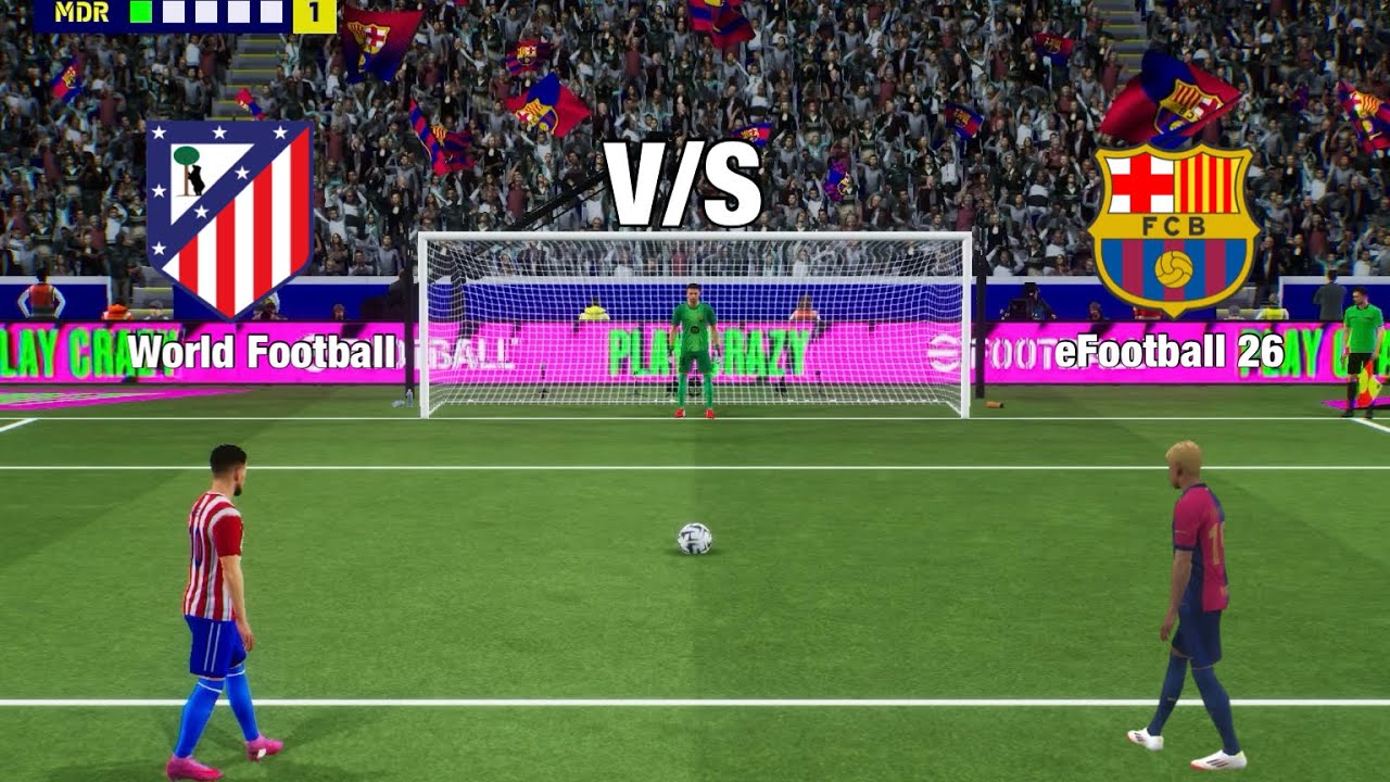 FC Barcelona vs Atletico Madrid Penalty Kick | Match Highlights | eFootball 2026 Gamepaly