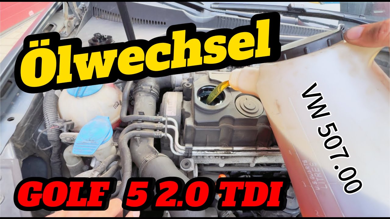 Ölwechsel selbst machen – Einfach & schnell erklärt Golf 5 2.0 TDI