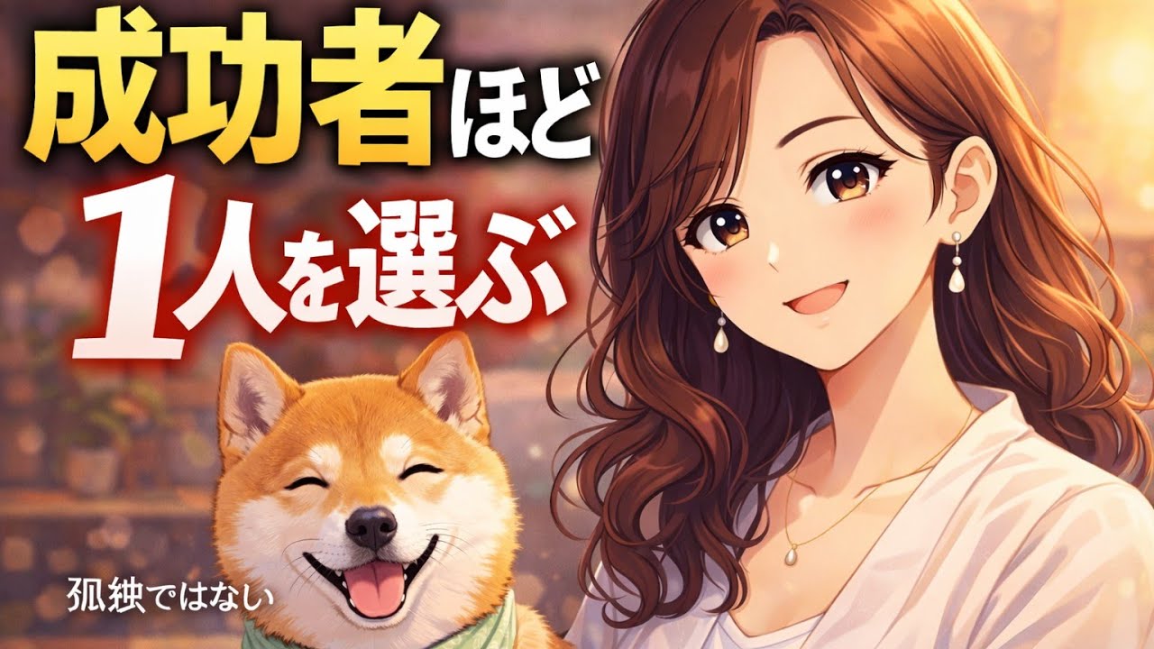 🌕️なぜ成功者ほど一人の時間を大切にするのか？｜自分と向き合う習慣