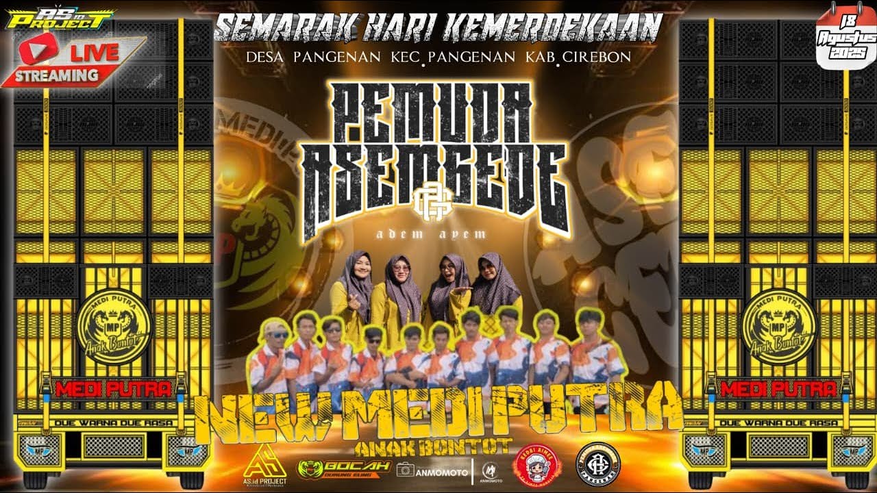 🔴LIVE MALAM|HARI KEMERDEKAAN| NEW MEDI PUTRA | DS.PANGENAN LOR DUSUN 3 KEC.PANGENAN-CRB|18 AGTS 2025
