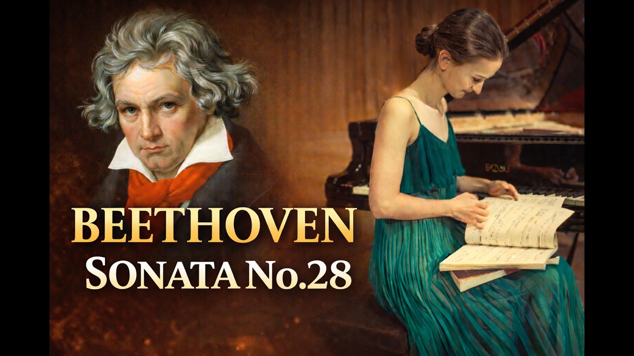 Beethoven - Sonata No. 28 in A major, Op. 101 ; Marta Czech