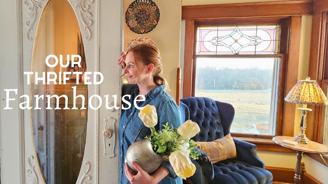 Curating a Thrifted Home | A mini tour though our thrifted Farmhouse | Budget friendly decorating