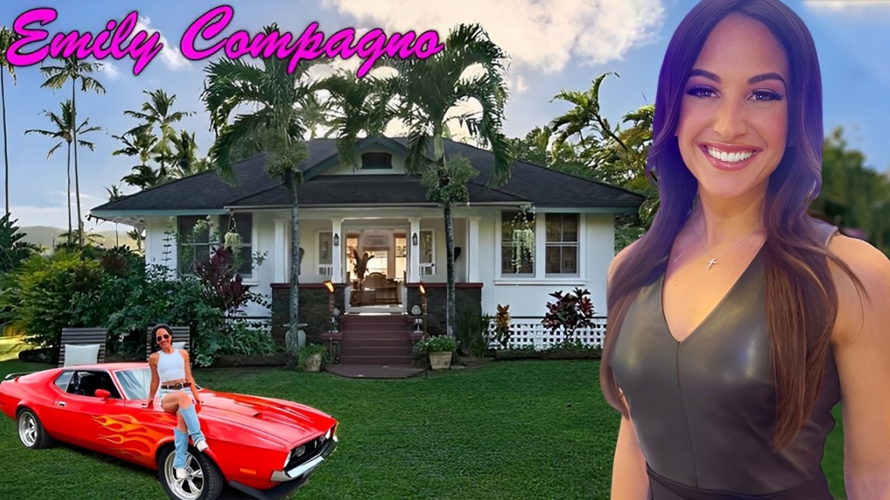Styl życia Emily Compagno 2025 ★ Wycieczka po domu, mąż, samochody, wartość netto i więcej