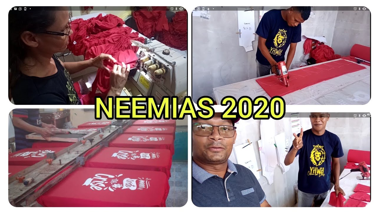 VLOG: conhe&ccedil;a passo a passo da confec&ccedil;&atilde;o das camisas do NEEMIAS 2020
