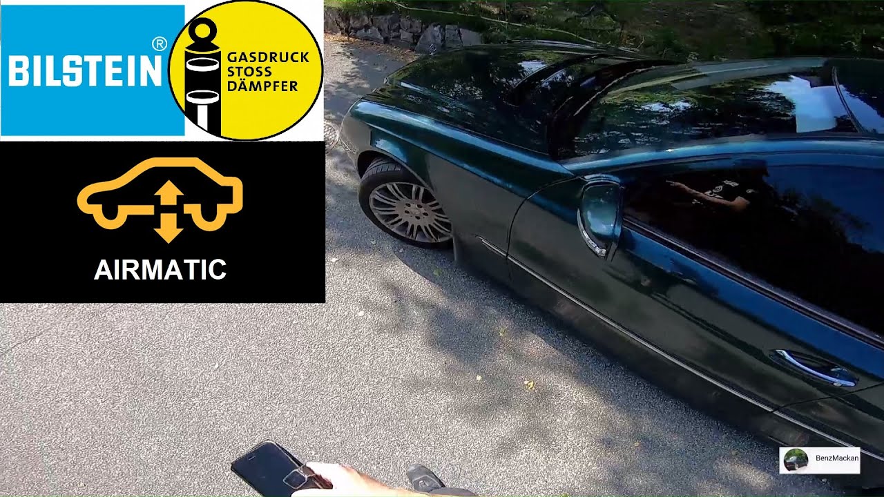 Replacing a 700$ Airmatic air strut in the drive way, on my 2007 W211 320 CDI.