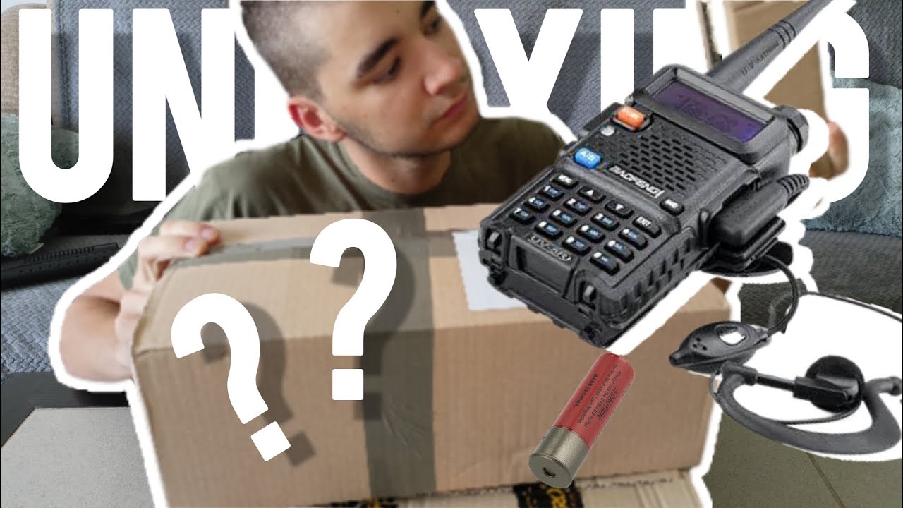 Konečně vysílačky a další blbosti... Airsoft unboxing (CZ/SK)