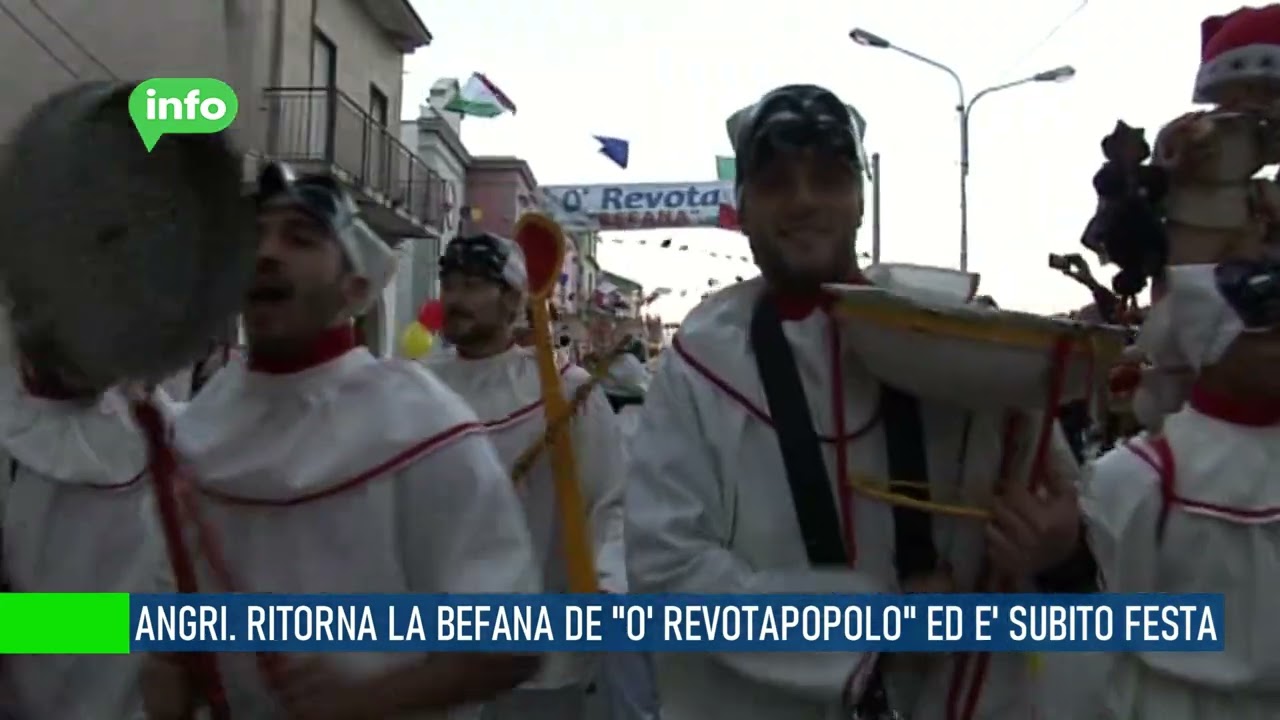 Angri. Ritorna la Befana de O' Revotapopolo ed è subito festa