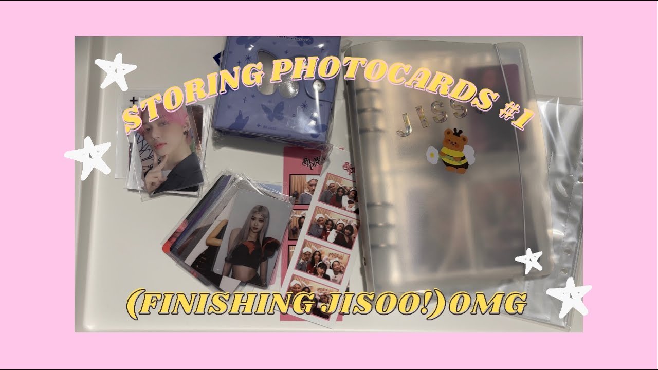 Storing photocards #1 [completing jisoo!]