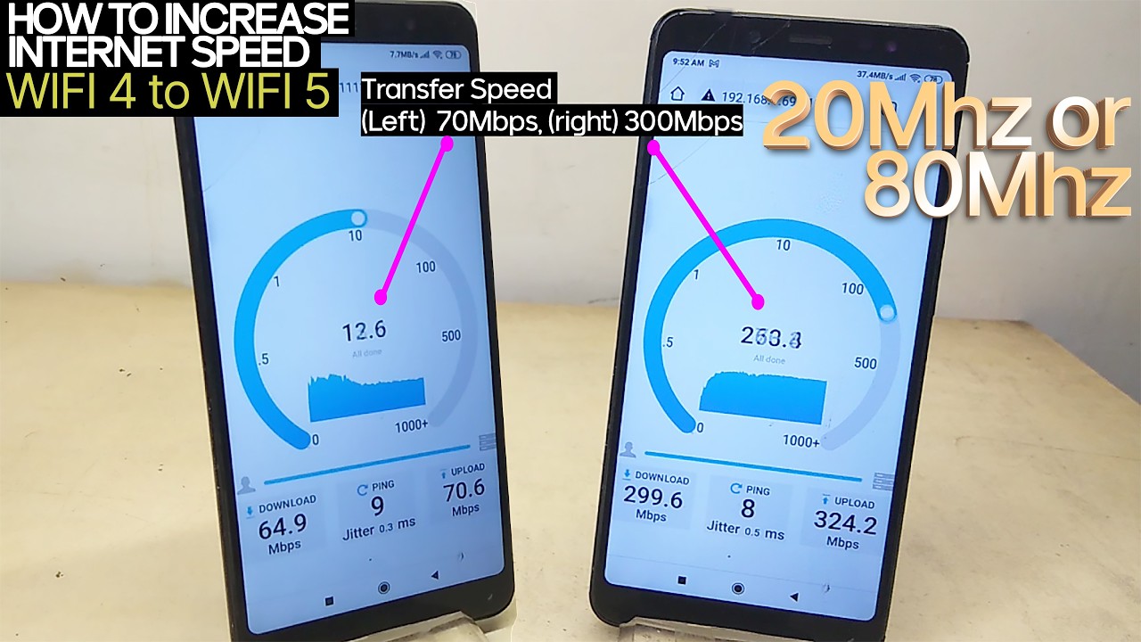 Fix speed WiFi 4 WiFi 5 and how to set channel setting