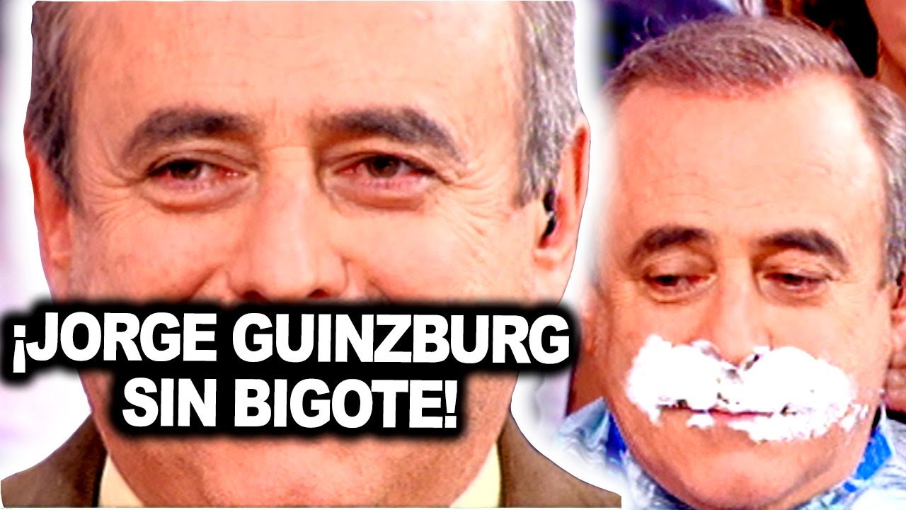 Memorable: El día que Jorge Guinzburg se afeitó su típico bigote en cámara, tras perder una apuesta