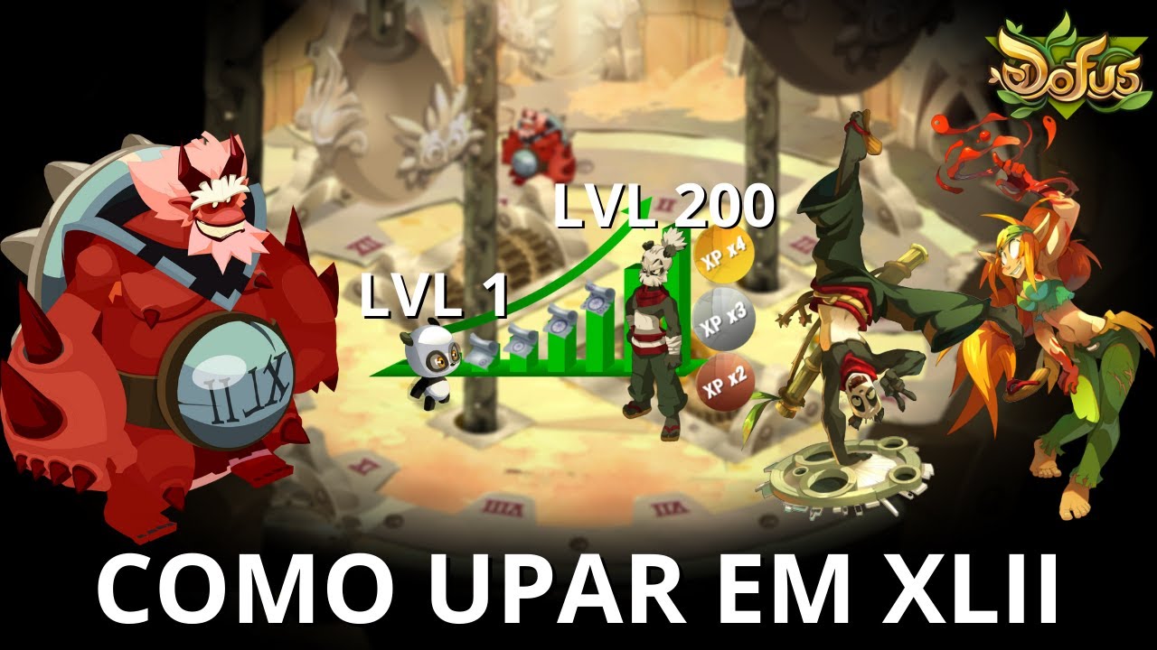 [Dofus] Como upar em XLII - Pandawa & Sacrier (Água)