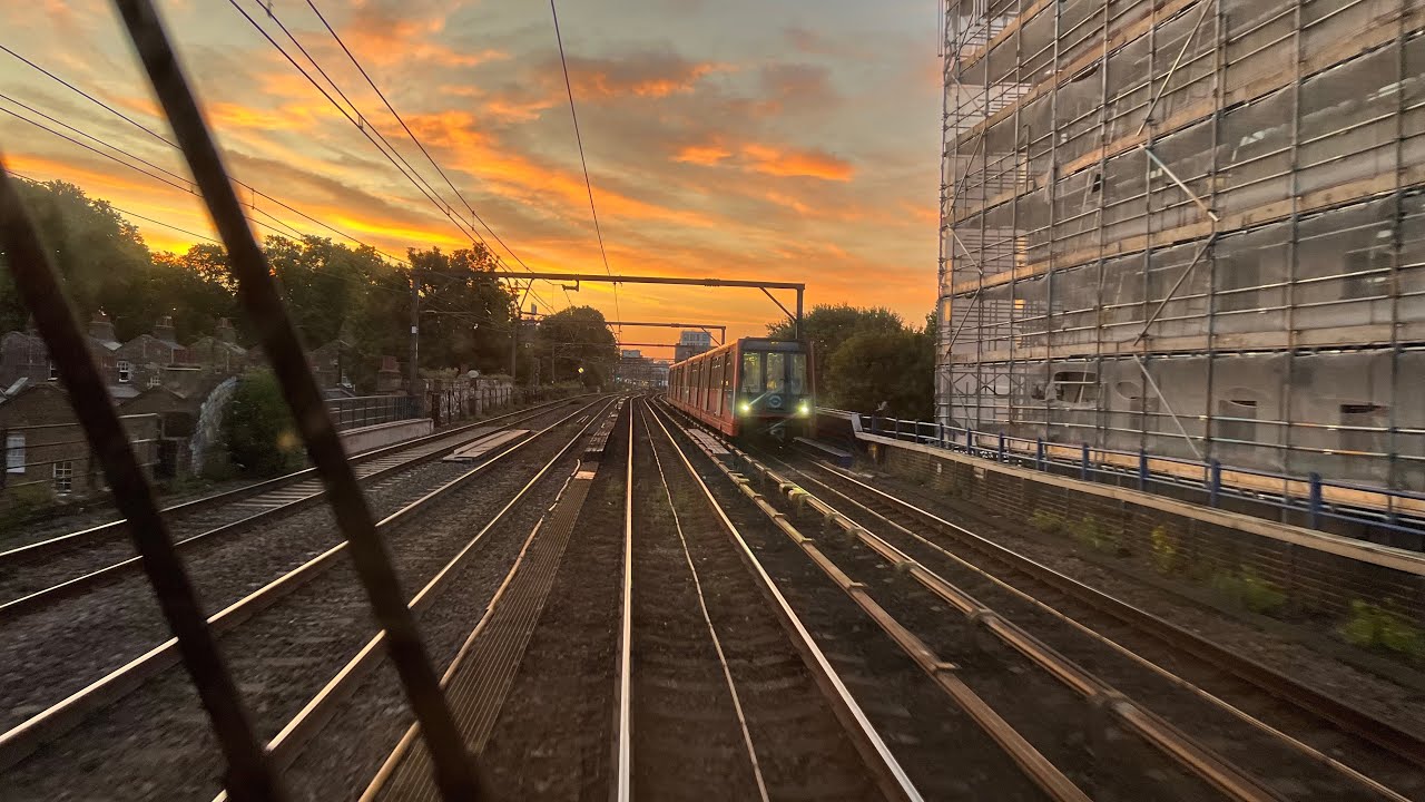 DLR train from Bank to Limehouse