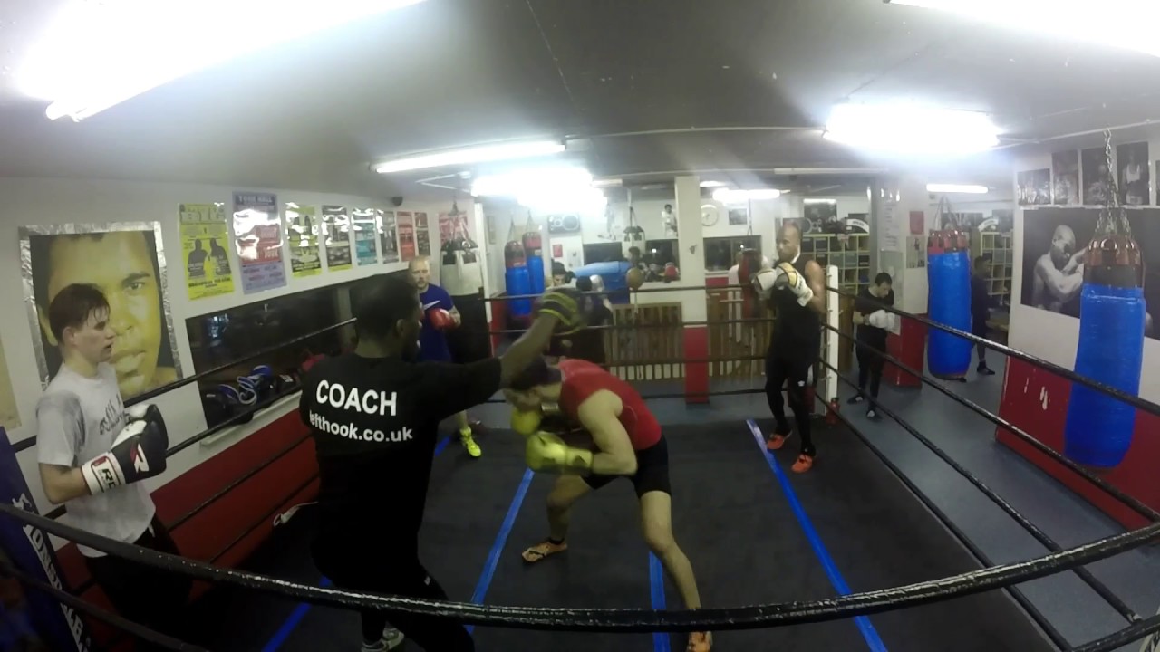 Training with Left Hook boxing club and Combo Training Stevie G part 1