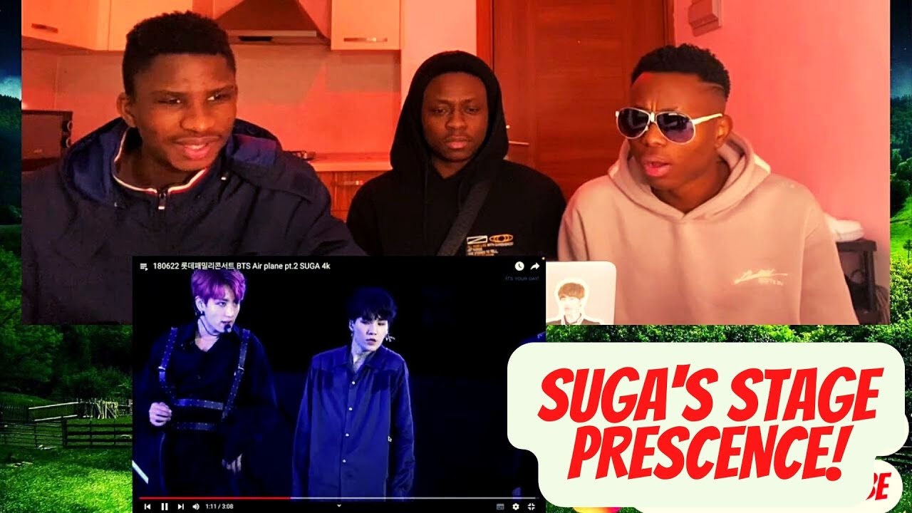 BTS SUGA AIRPLANE PT  2 FANCAM | REACTION