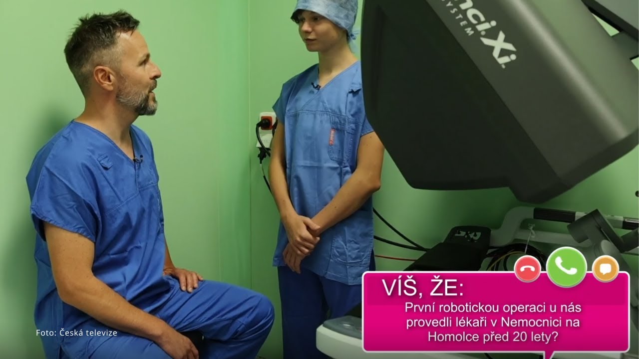 Doktor vs. robot Nemocnice Na Homolce v magazínu WIFINA České televize