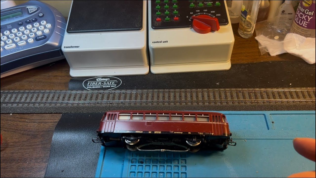 Test and Review of eBay find of Marklin 3016 DB Br 795 Rail Bus. 