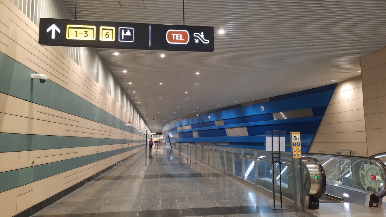 THE LONGEST UNDERGROUND MRT TUNNEL IN SINGAPORE🇸🇬GREAT WORLD MRT STATION🚍#singapore #mrt #tunnel