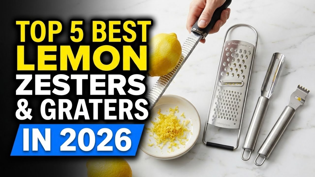 Top 5 Best Lemon Zesters & Graters in 2026 | Microplane vs OXO vs Deiss
