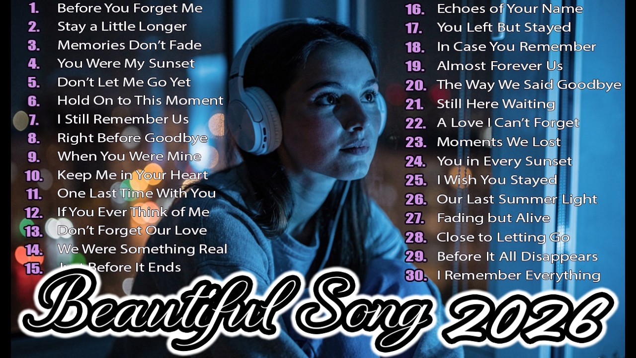 Old Love Stories 🌇 | Romantic Sunset Playlist with Emotional Love Songs, Soft Ballads