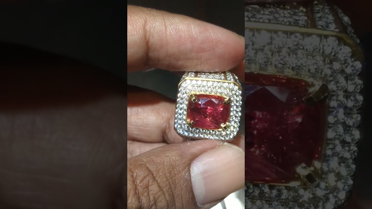 Batu cincin 2.48ct natural red ruby Heat only - harga Rp. 14.5jt