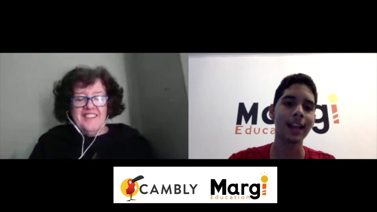 Heverton Ribeiro - Primeira aula Cambly - MargiEducation
