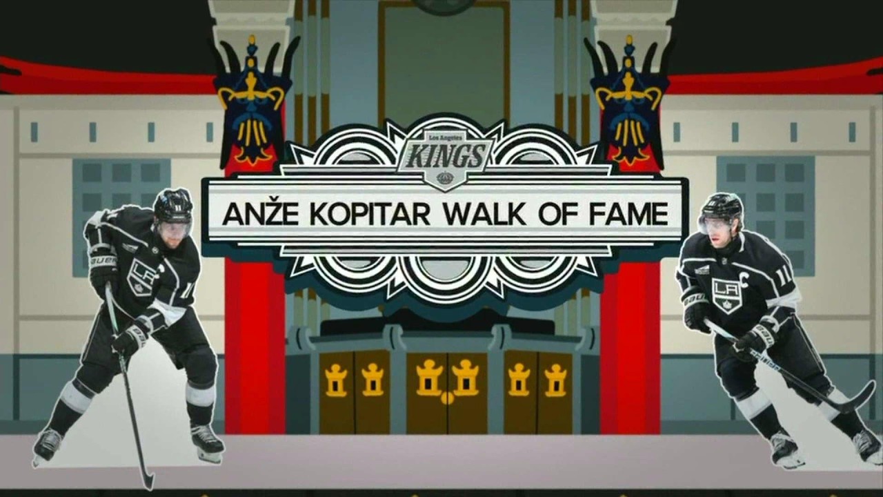 Anže Kopitar playing in game 1500
