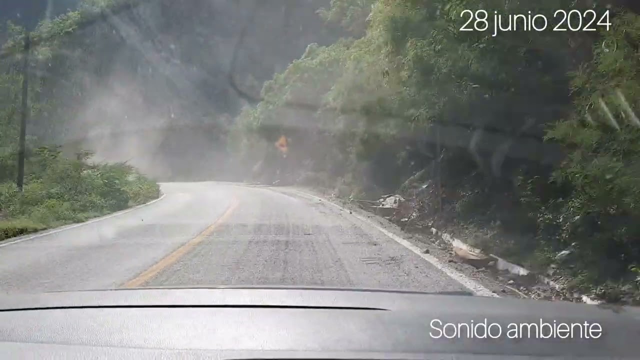 Carretera Linares-Iturbide Nuevo León Junio 2024 Después de la Tormenta Alberto