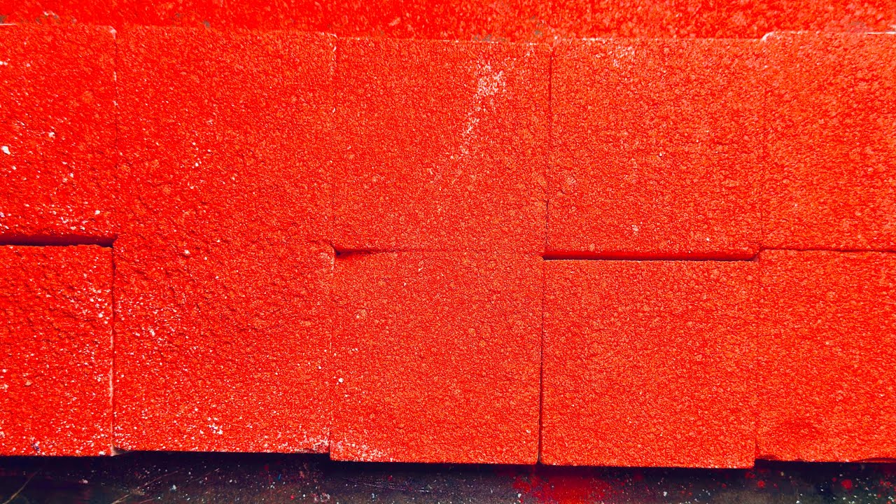 ASMR | 🤯 RED PIGMENT ❤️‍🔥& FRESH CHALK COMBO 🫠