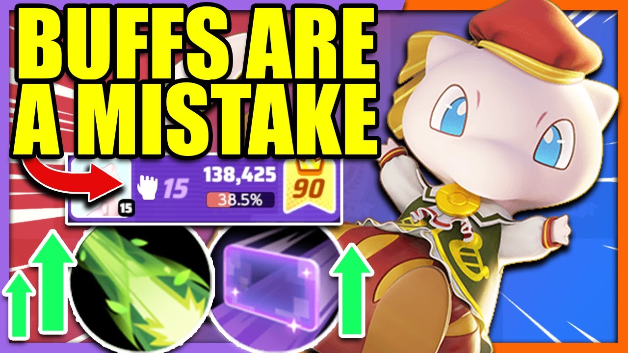 The DEVELOPERS MESSED UP BUFFED MEW is way too BROKEN | Pokemon Unite