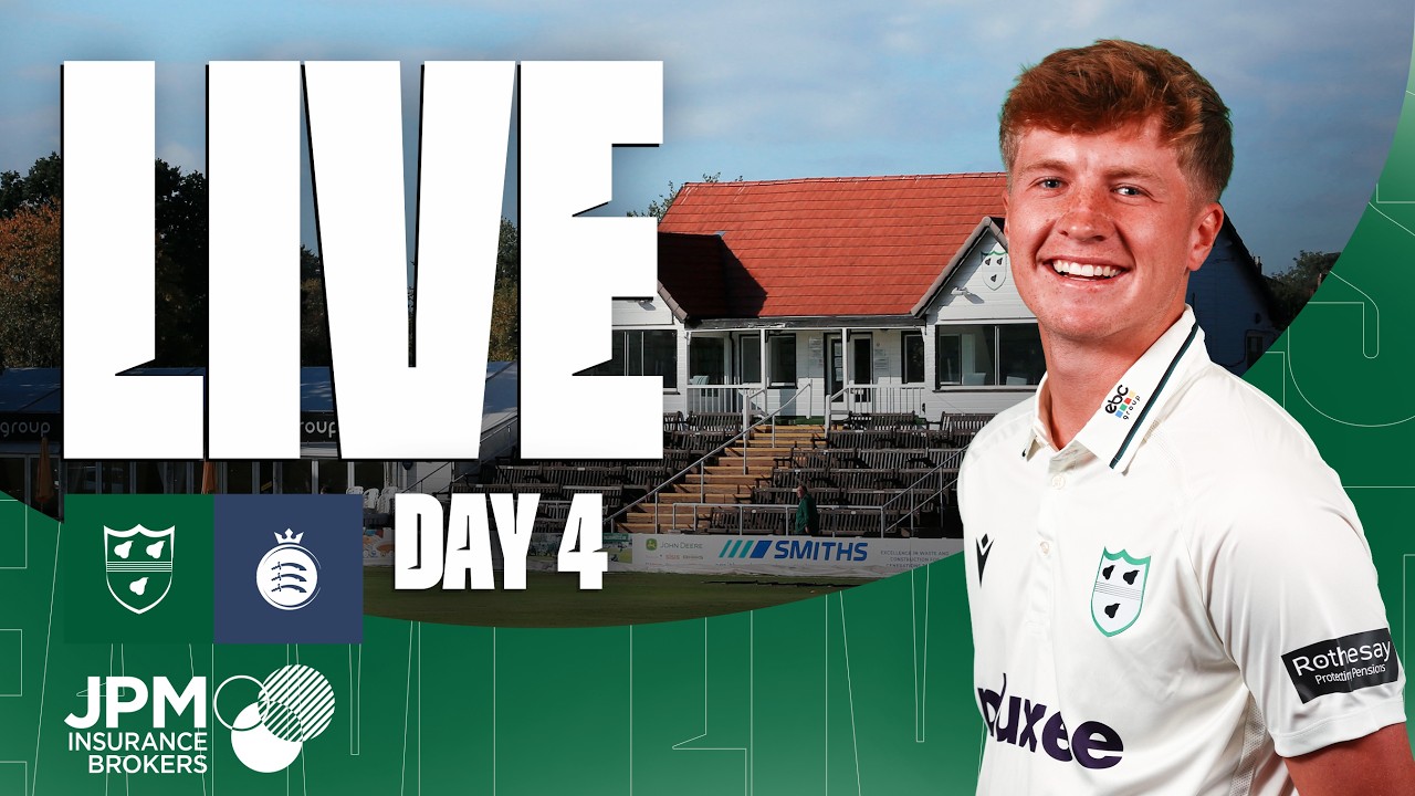 LIVE STREAM | Worcestershire CCC vs Middlesex CCC | Day Four | Rothesay County Championship