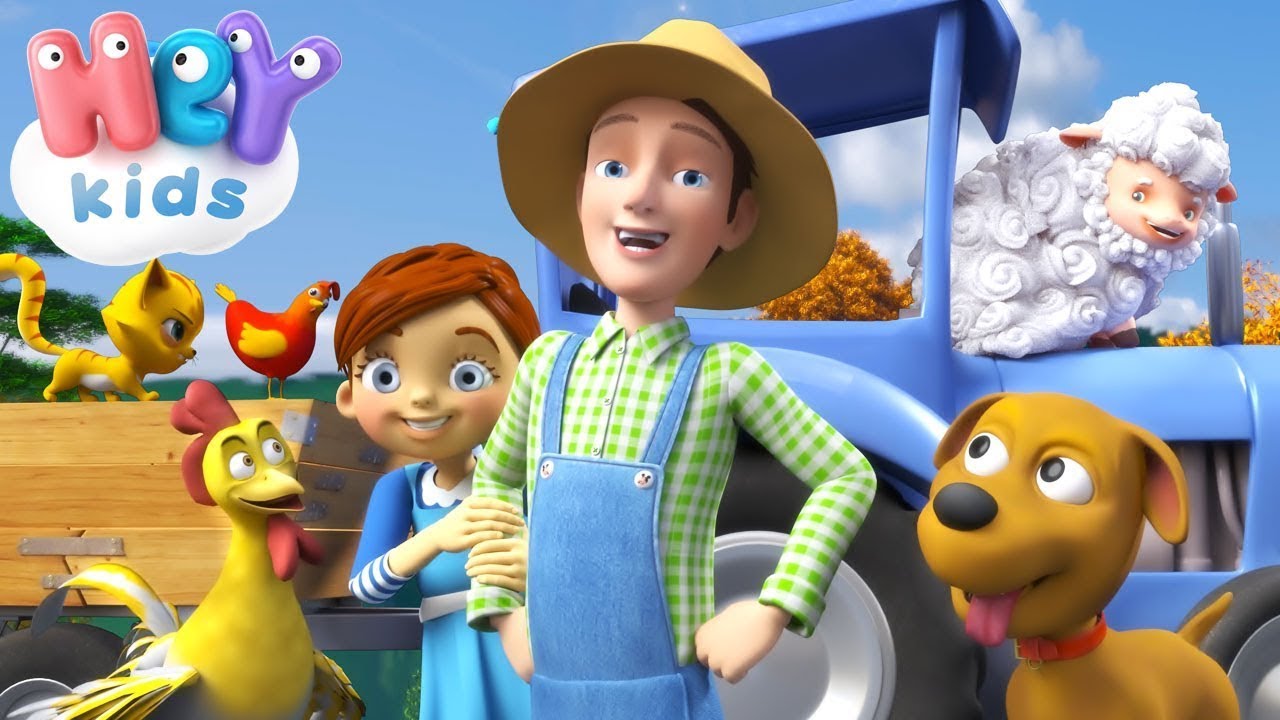 Il Galletto Chicchiricchicchi 🐓 Versi degli animali 🐶 Canzoni per bambini - HeyKids Italiano