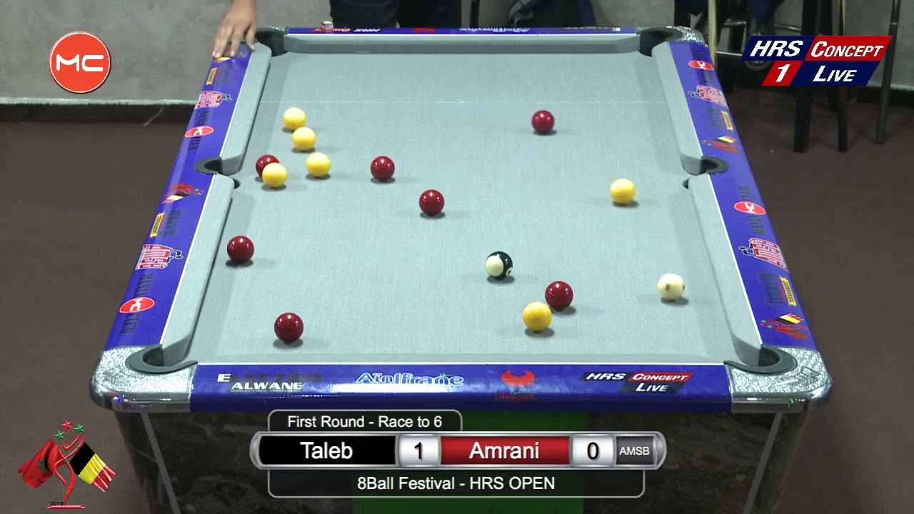 Amine Taleb vs Yasser Amrani - Festival 8Ball (HRS Open)