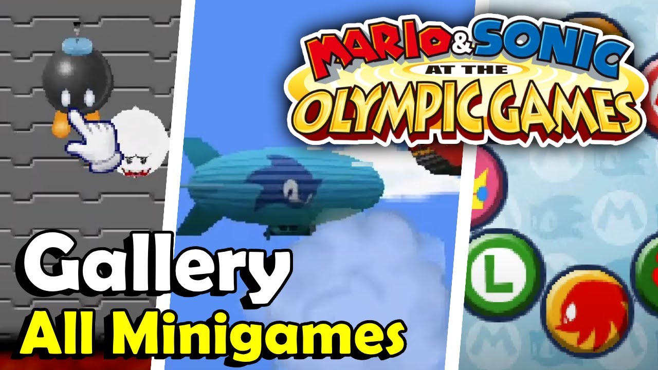 Mario & Sonic at the Olympic Games DS - All Gallery Minigames