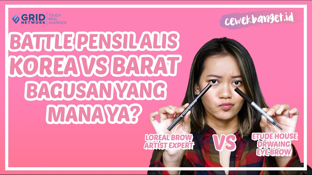 LOREAL BROW ARTIST EXPERT VS ETUDE HOUSE DRAWING EYE BROW