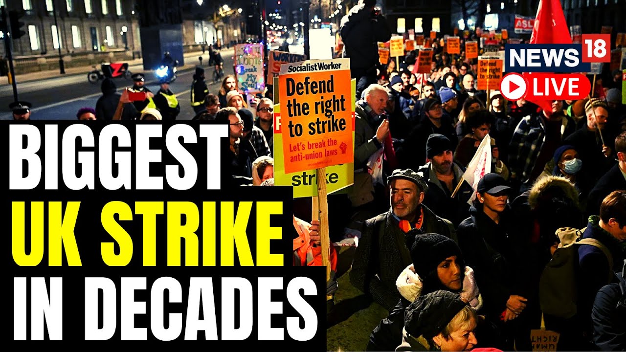 UK Comes To A Standstill Following Unprecedented Strikes | UK Protest Live | UK News | News18 LIVE