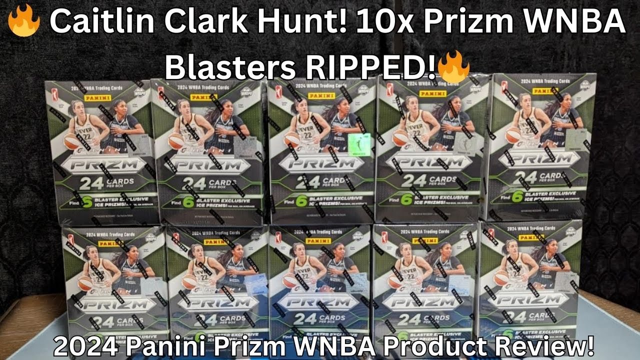 Hunting for Caitlin Clark! 🚀 10 Blaster Boxes of 2024 Panini Prizm WNBA