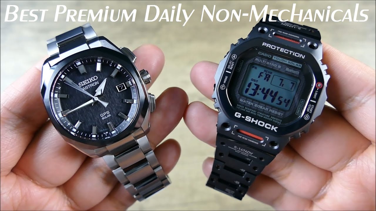 On the Wrist, from off the Cuff: Premium Grab-N-Go Kings – Seiko Astron & G-Shock Full-Metal Square