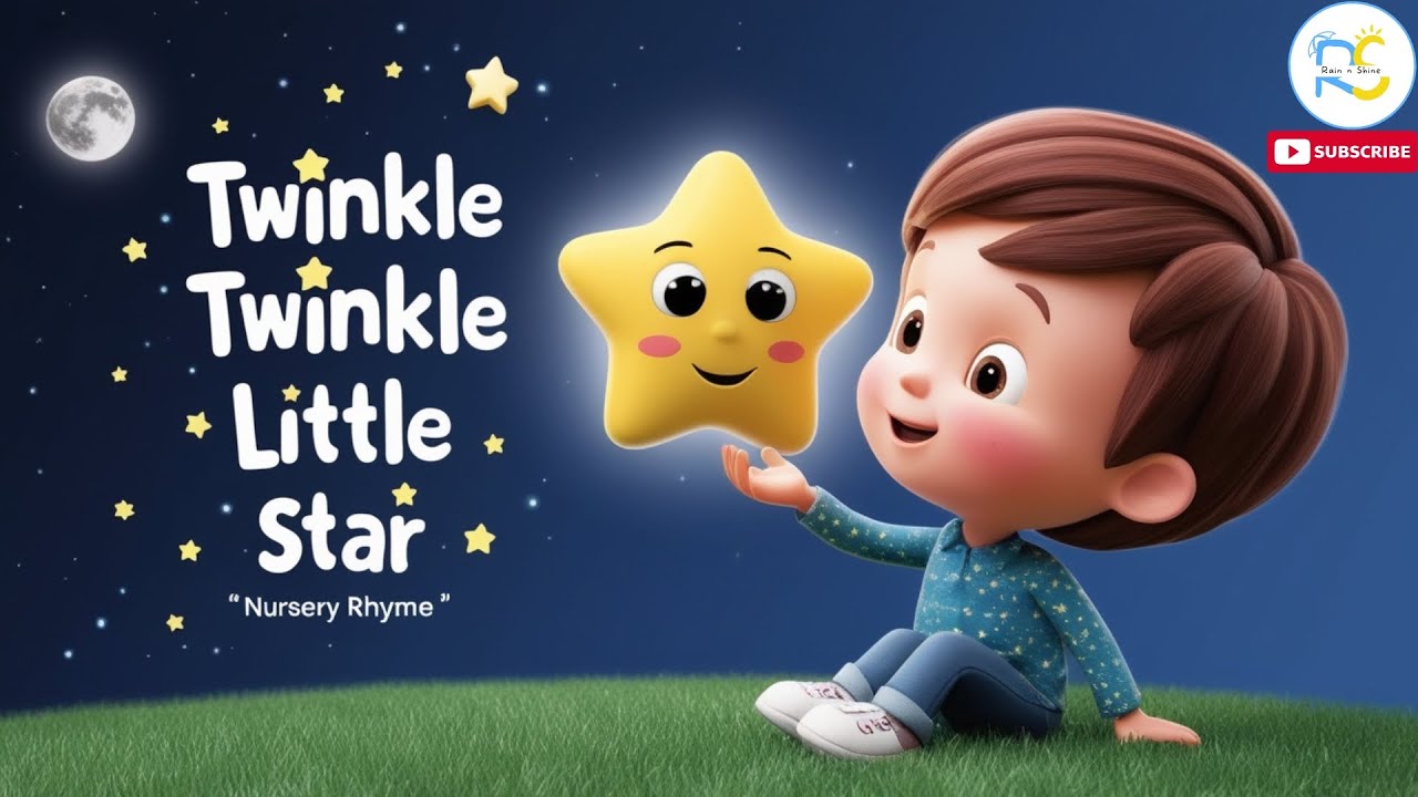 Twinkle Twinkle Little Star - Nursery Rhyme Fun for Kids | Sing Along Song | Rain n Shine Kids