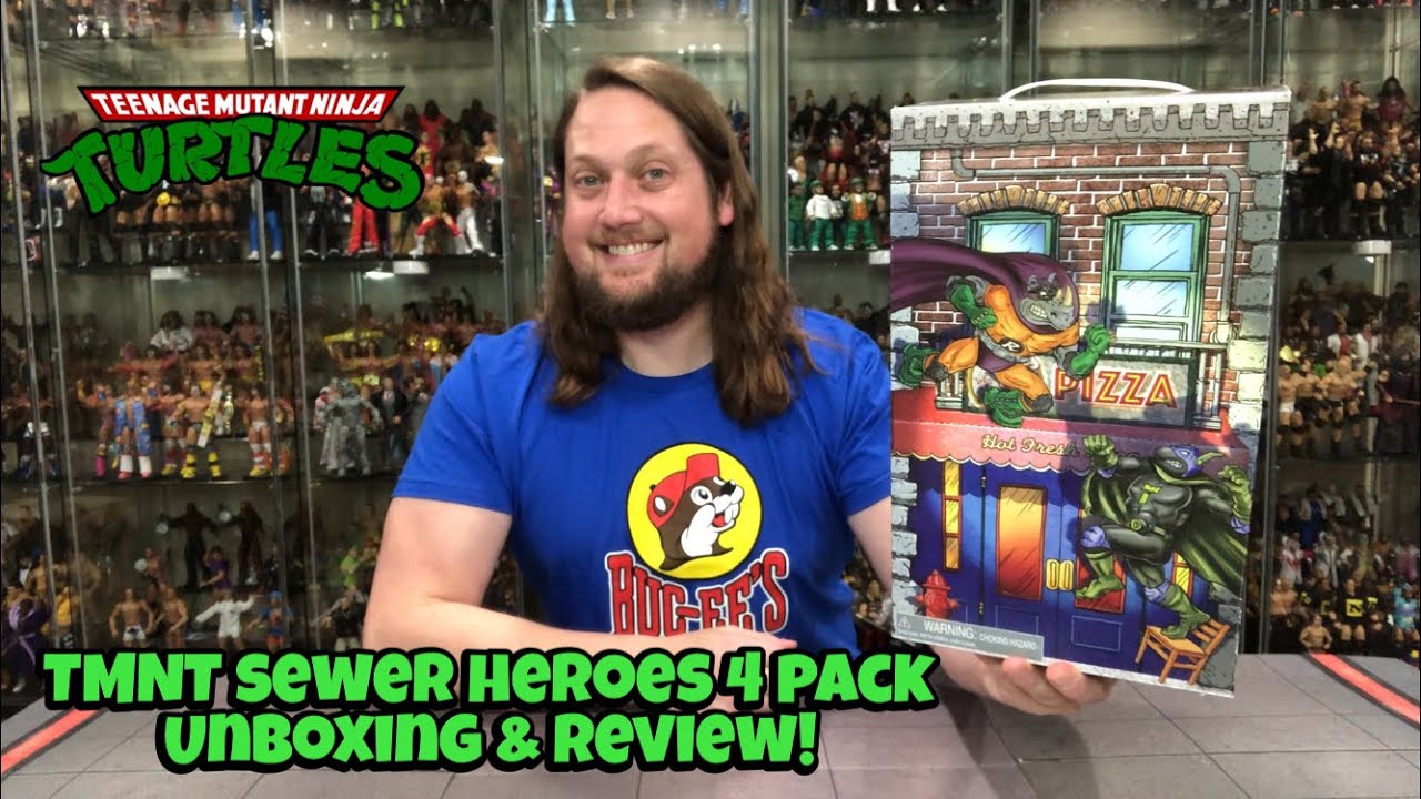 Sewer Hero's Playmates Teenage Mutant Ninja Turtles Unboxing & Review!