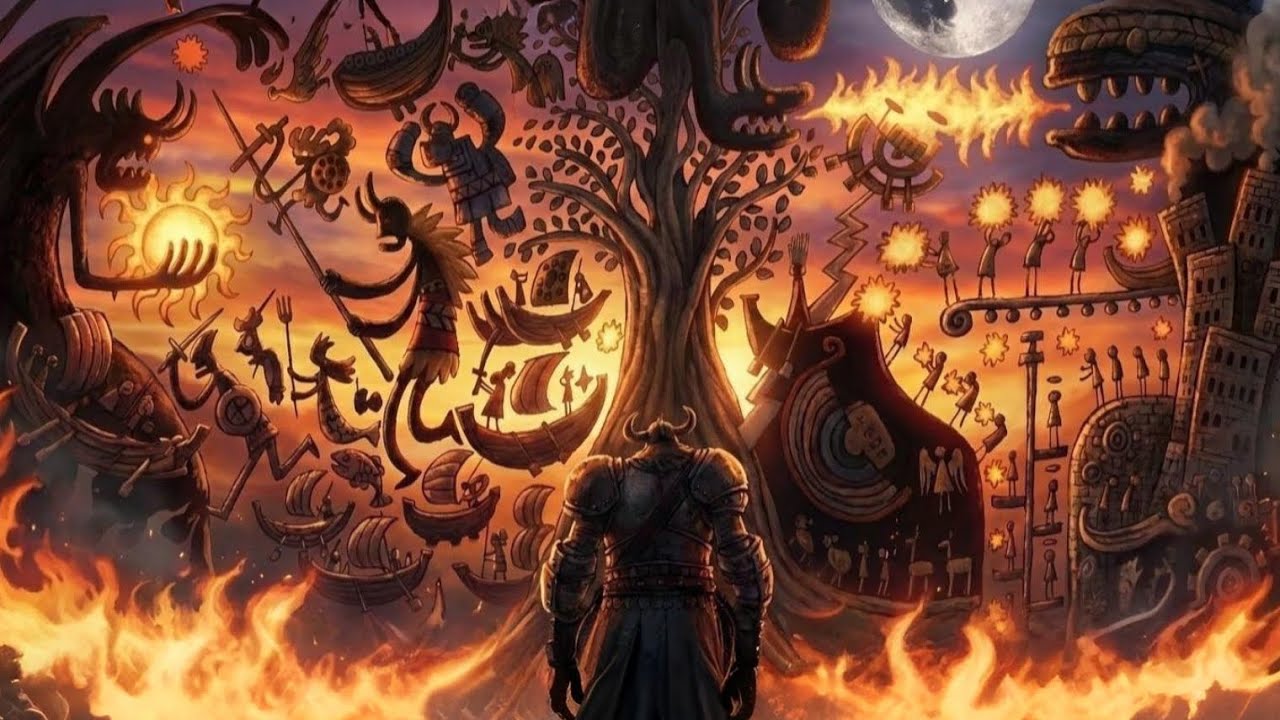 THE THREE WORLDS — The Mural The Old Monks Read Like Judgment | One Piece Mystery Song