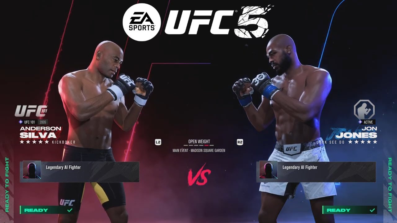 EA Sports UFC 5 - Anderson Silva vs Jon Jones (Legendary Difficulty)