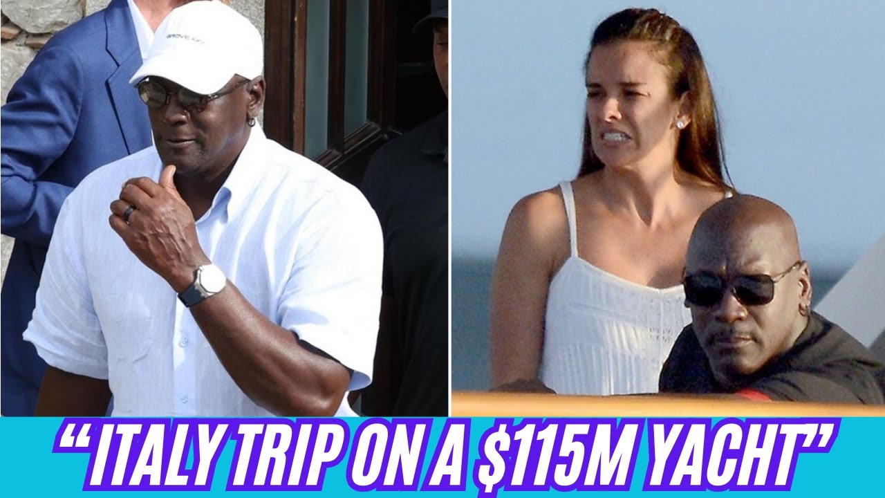 Michael Jordan, wife enjoy lavish Italy getaway aboard $115 million yacht after NBA on NBC shocker