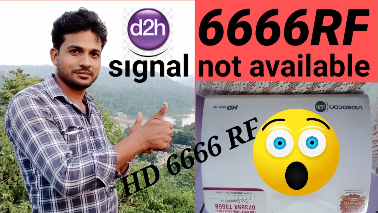 Videocon d2h 6666RF box signal not available problem Full solution 👆👌🔥