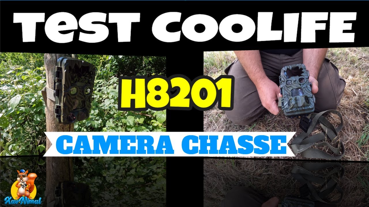 Test piège photos COOLIFE H8201 ► CAMERA CHASSE 4K