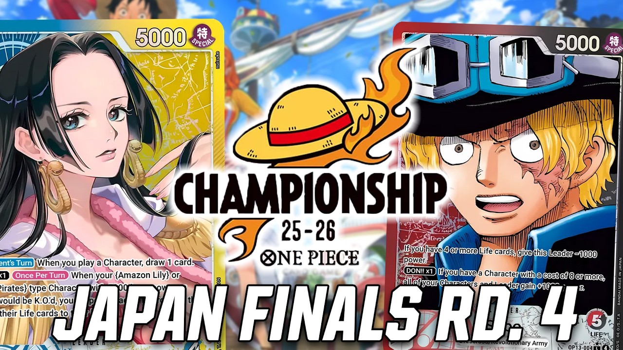 [EB04] OP13 RB Sabo vs OP14 UY Boa | Japan Finals Swiss Round 4 One Piece Trading Card Game