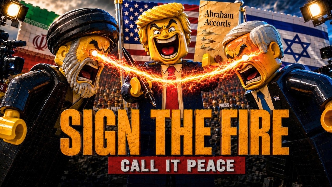 Iran and Israel Make Peace? The Funniest Deal in World History! (LEGO Song Rock Story)